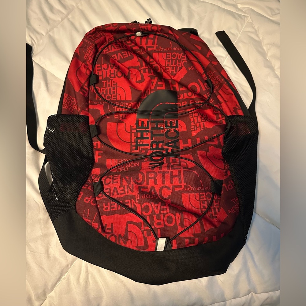 The North Face Red and Black Kids Backpack